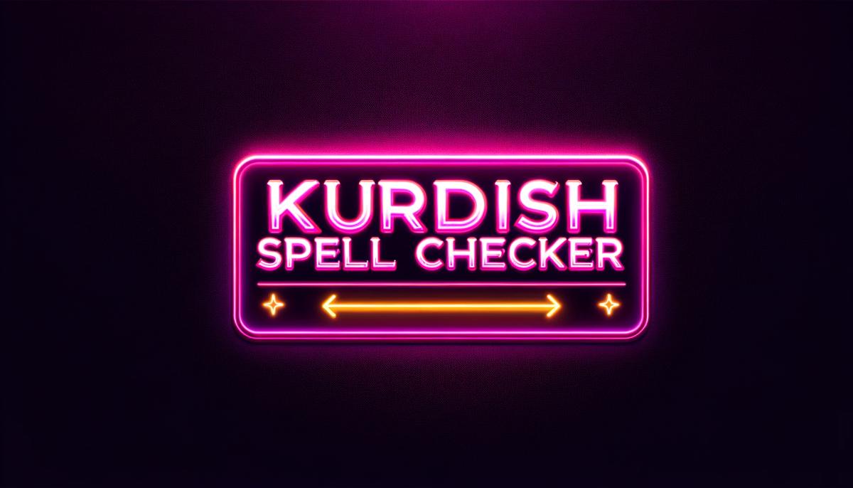 Kurdish Spell Checker